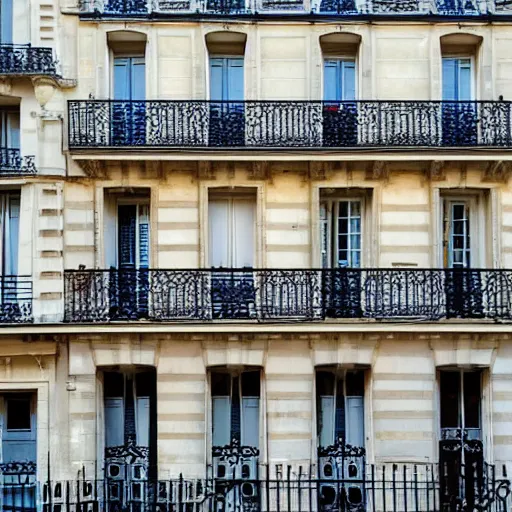 Prompt: a house in paris