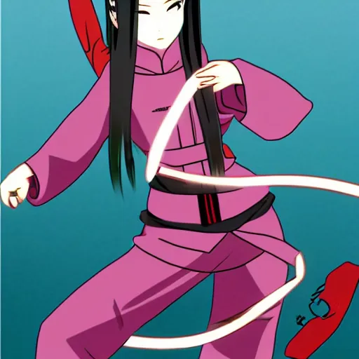 Image similar to kunoichi in the style of yaegashi nan