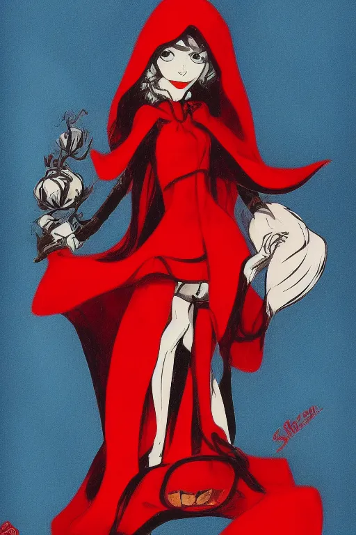 Image similar to little red ridinghood by sho murase