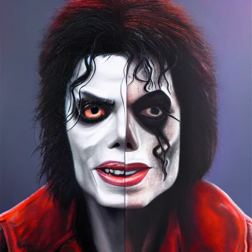 Image similar to Zombie Michael Jackson being interviewed by Conan on a talk show, realistic, hyperrealistic, very realistic, highly detailed, very detailed, extremely detailed, detailed, oil painting, digital art, trending on artstation, HD Quality