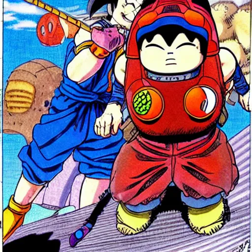 Image similar to akira toriyama art