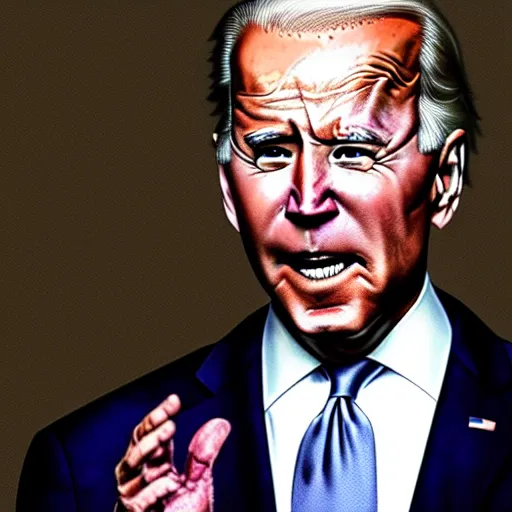 Prompt: Joe Biden as Godfather, award-winning photo, trending