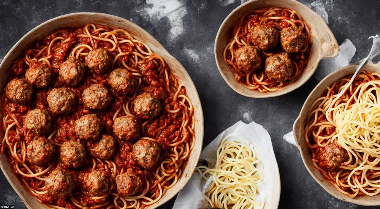 Image similar to 3 0 perfect woman bodies flying inside spaghetti bolognesa with meatballs and hundred rusted perfect woman bodies flying in stormy clouds