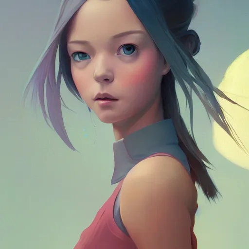 Prompt: portrait of android girl, highly detailed vfx portrait, unreal engine, sharp focus, smooth, greg rutkowski, loish, rhads, beeple, caspar david friedrich, makoto shinkai and lois van baarle, ilya kuvshinov, rossdraws, elegent, tom bagshaw, alphonse mucha, global illumination, detailed and intricate environment