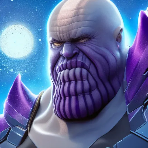 Image similar to Thanos is Santa, hyperdetailed, artstation, cgsociety, 8k