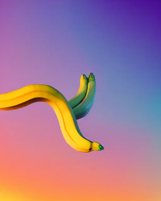 Image similar to soft greek sculpture of a banana painted by james jean in pastel colors. artwork and beeple and dan mumford and greg rutkowski and nekroxiii. halo. octane render, cinematic, hyper realism, octane render, 8k, depth of field, bokeh. iridescent accents.