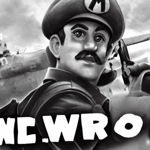 Image similar to mario in ww 2