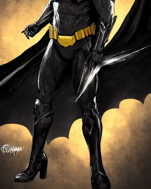 Image similar to ven as batman, with the powers of flash, dynamic lighting, fantasy concept art, trending on art station, stunning visuals, creative, cinematic, ultra detailed, comic strip style