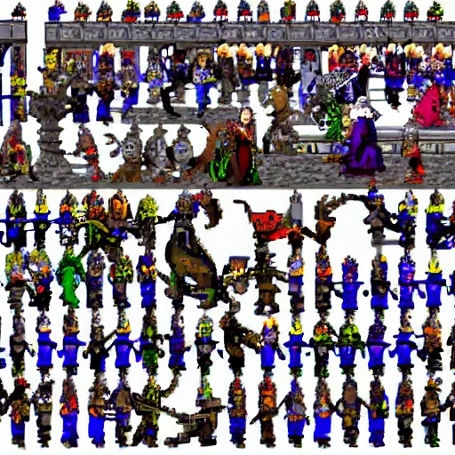 Image similar to castlevania 2 0 5 0 characters spritesheet