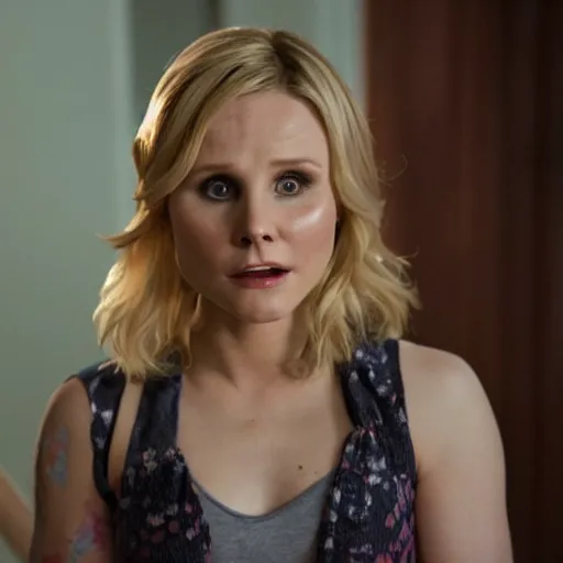 Prompt: kristen bell as olivia moore from the show izombie