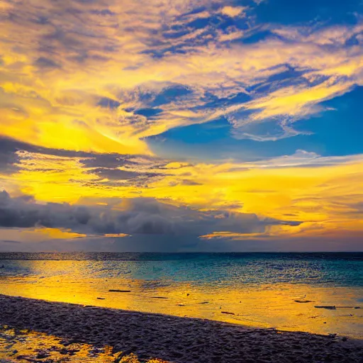 Image similar to boracay beach in the golden hour, XF IQ4, 150MP, 50mm, F1.4, ISO 200, 1/160s, natural light, Adobe Photoshop, Adobe Lightroom, photolab, Affinity Photo, PhotoDirector 365