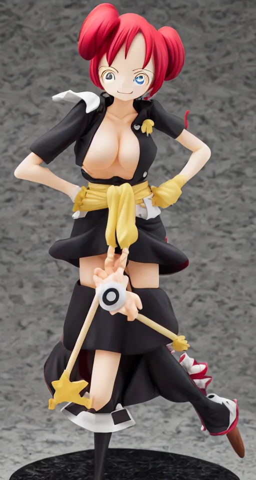 Image similar to anime, one piece, nico, cosplay, figurine, detailed product photo