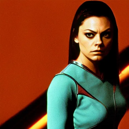 Image similar to A still of Mila Kunis as T'Pol in Star Trek: Enterprise (2001)