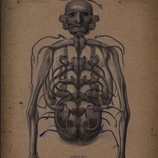 Image similar to an inmense body with multiple heads