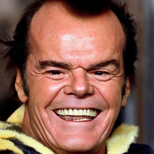 Prompt: Jack Nicholson plays Pikachu Terminator