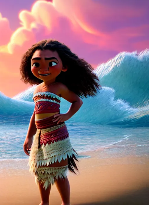 Image similar to moana 2, the sequel, soft natural light, stillframe, by akihiko yoshida, preview, release 2 0 1 9