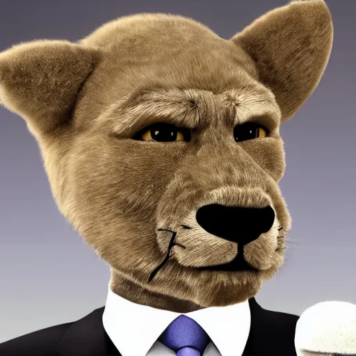 Image similar to Putin as a furry