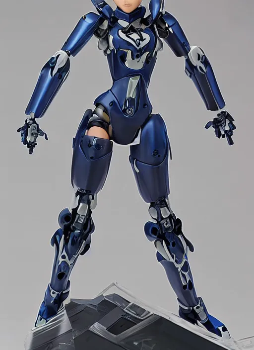 Image similar to Girl in mecha cyber Armor, portrait of the action figure of a girl,in the style of Kotobukiya CO.,LTD.