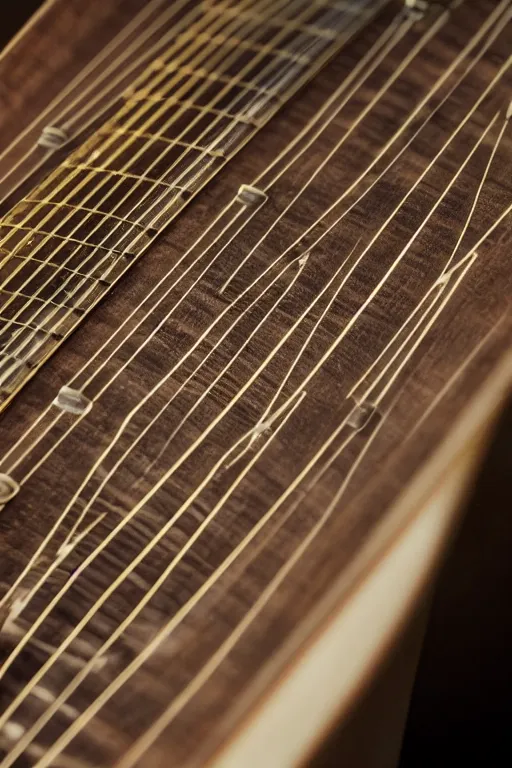Image similar to up close steampunk guitar fretboard
