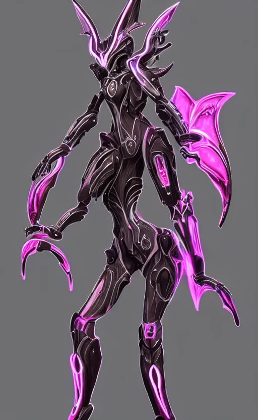 Image similar to extremely detailed goddess shot, front shot, low shot, of a beautiful saryn warframe, that's a giant beautiful stunning anthropomorphic robot female dragon with metal cat ears, standing elegantly on a mountain, detailed sharp robot dragon claws, robot dragon feet, streamlined pink armor, thick smooth warframe thighs, long elegant tail, detailed warframe fanart, destiny fanart, high quality digital art, giantess art, furry art, 3D realistic, warframe art, Destiny art, furaffinity, DeviantArt, artstation, 8k HD, octane render