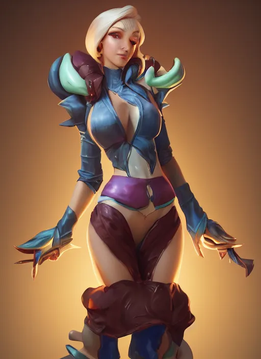 Image similar to gwen, from league of legends, au naturel, hyper detailed, digital art, trending in artstation, cinematic lighting, studio quality, blue maid clothes. smooth render, unreal engine 5 rendered, octane rendered, art style by klimt and nixeu and ian sprigger and wlop and krenz cushart