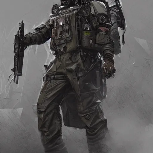 Prompt: a high definition photo realistic man wearing a trenchcoat, special forces, tactical gear, cosplay, mecha, science fiction, artstation, pinterest, dark fantasy, highly detailed, adobe photoshop