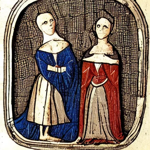 Image similar to medieval girls working