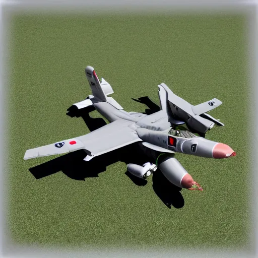 Prompt: toy a - 1 0 warthog plane, photorealistic, detailed