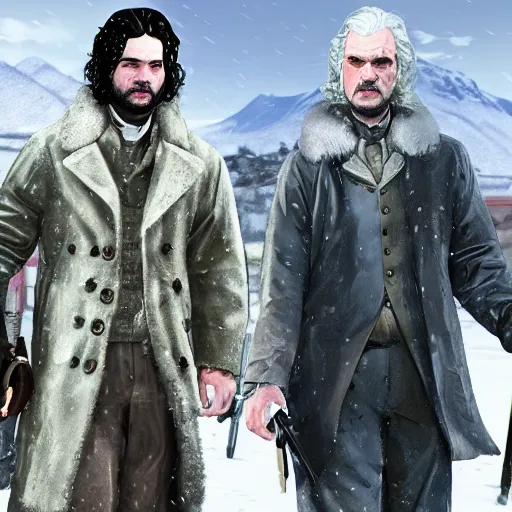 Prompt: john snow in gta v