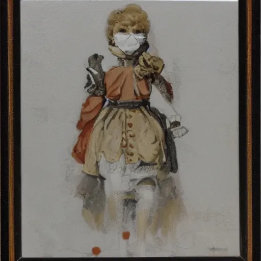 Image similar to clowncore pastel punk young hospital nurse wearing stylish uniform. detailed, portrait, 8 k, artwork by jean - baptiste monge