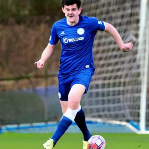 Image similar to Harry Maguire as a Brighton soccer player