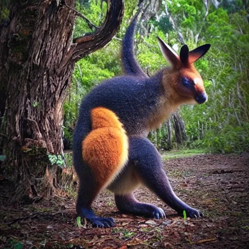 Image similar to wild gummy kangaroo, epic photo