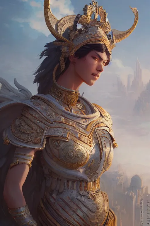 Prompt: goddess of the emperial city, highly detailed, digital painting, artstation, concept art, smooth, sharp focus, illustration, unreal engine 5, 8 k, art by artgerm and greg rutkowski and edgar maxence