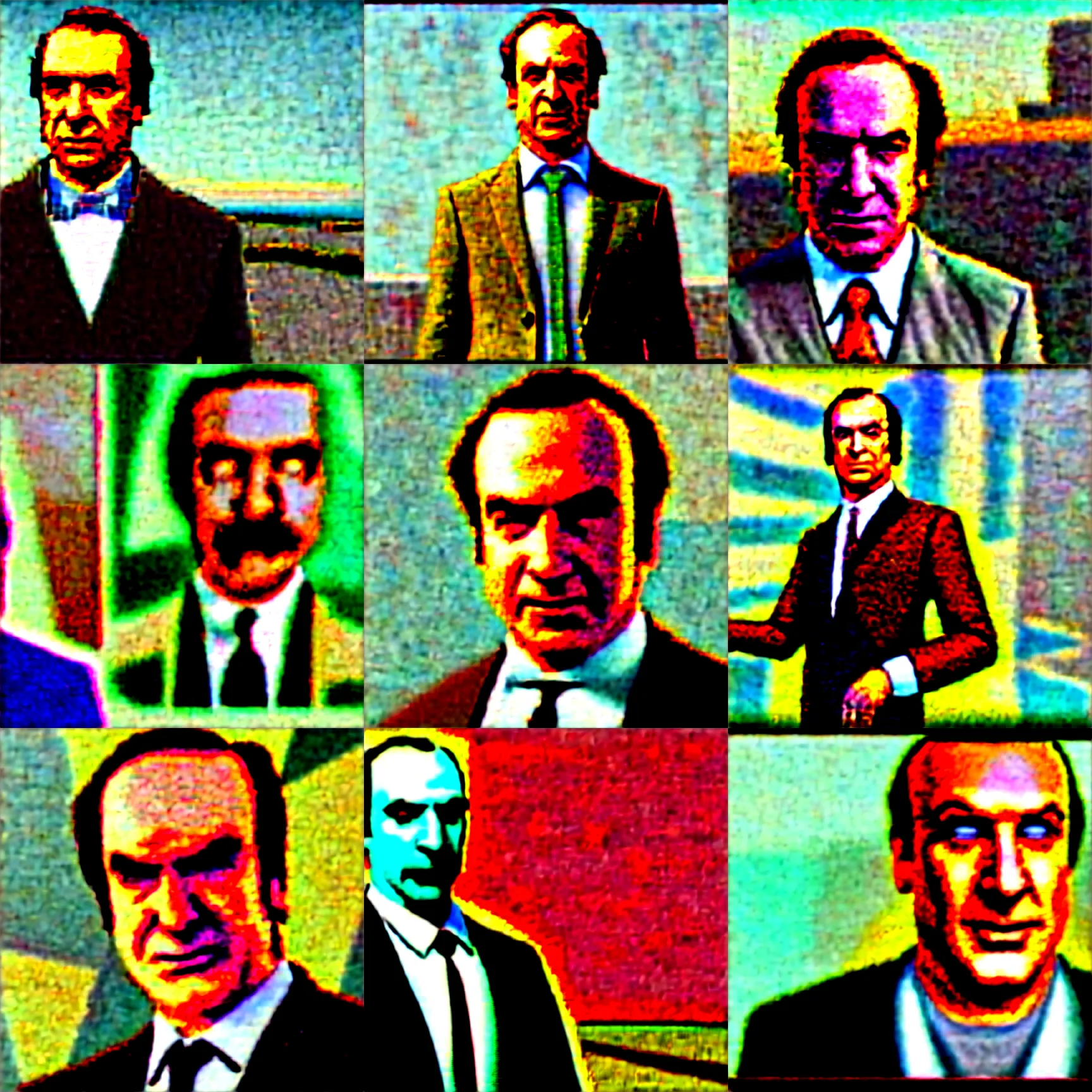 Prompt: saul goodman as a gta v loading screen