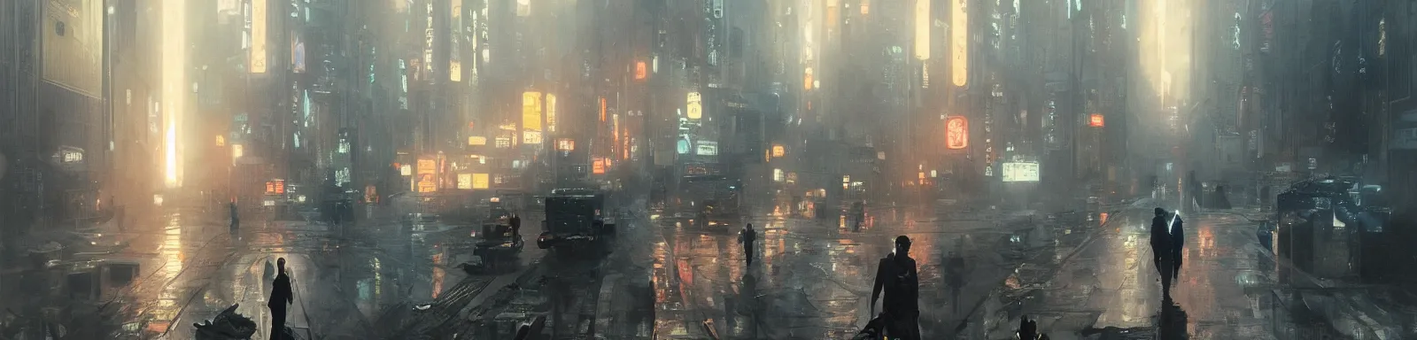 Image similar to 2 0 1 8 blade runner movie still girl look at the cityscape from roof perfect face fine realistic face pretty face neon puffy jacket blue futuristic sci - fi elegant by denis villeneuve tom anders zorn hans dragan bibin thoma greg rutkowski ismail inceoglu illustrated sand storm alphonse mucha