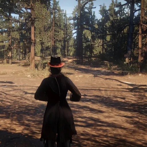 Prompt: holo in red dead redemption 2