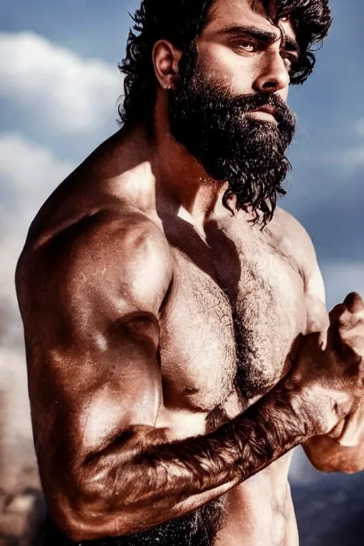 Giga Chad a Sensuous Extremely Hairy Black BodyHaired Super