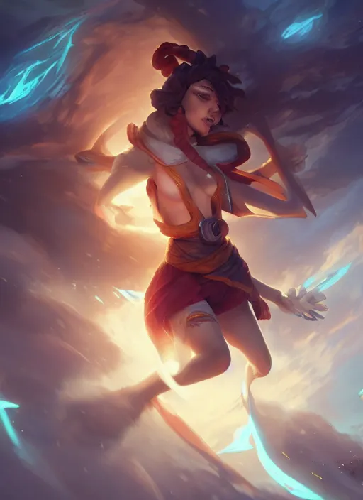 Prompt: taliyah, from league of legends, au naturel, ziran, fighting, luoti, hyper detailed, digital art, trending in artstation, cinematic lighting, studio quality, smooth render, unreal engine 5 rendered, octane rendered, art style by klimt and nixeu and ian sprigger and wlop and krenz cushart