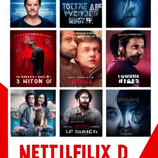 Prompt: netflix most watched movie of the year concept art poster