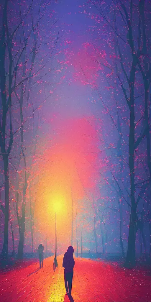 Prompt: maybe you can show me how to love, maybe by alena aenami