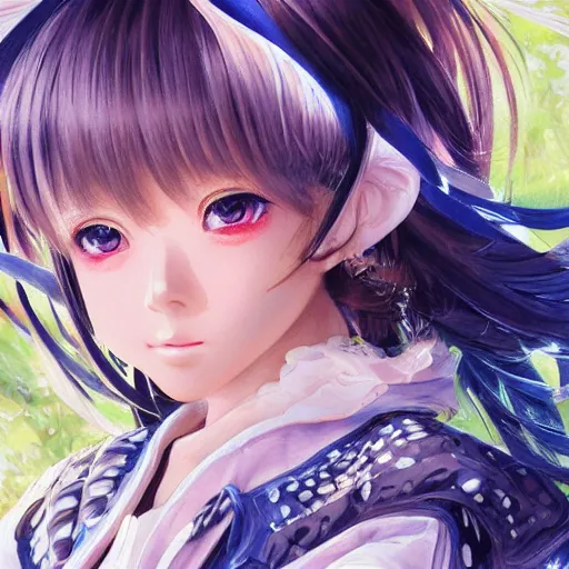 Prompt: dynamic composition, motion, ultra-detailed, incredibly detailed, a lot of details, amazing fine details and brush strokes, gentle palette, smooth, HD semirealistic anime CG concept art digital painting, watercolor oil painting of a young J-Pop idol girl, by a Japanese artist at ArtStation. Realistic artwork of a Japanese videogame, soft and harmonic colors.