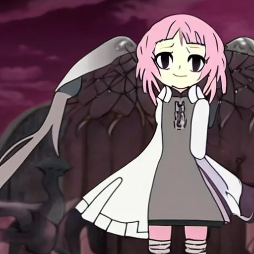 Image similar to still of Arya stark in Puella magi madoka Magica