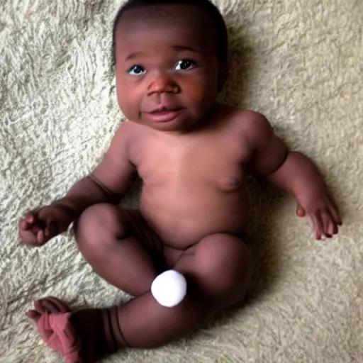 Image similar to Dababy as a baby