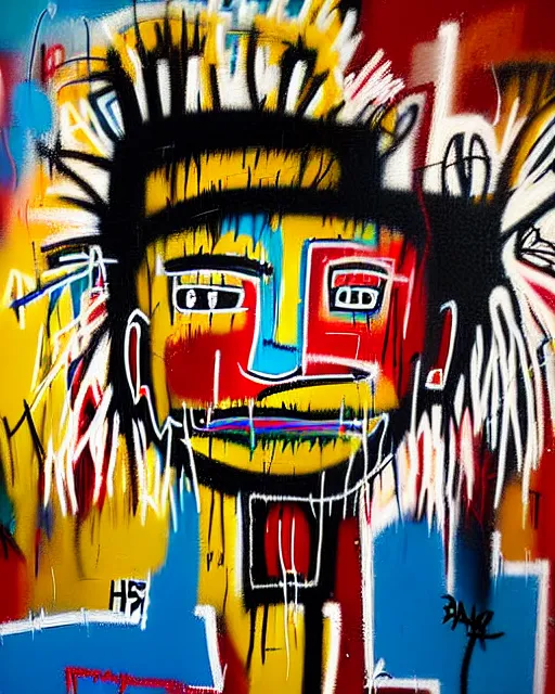 Prompt: A extremely highly detailed majestic hi-res beautiful immaculate painting of a strong graffiti art by Jean-Michel Basquiat, 8k, high textures, hyper sharp, insanely detailed and intricate, super detailed, 8k HDR high quality quality