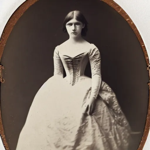 Prompt: clear photography of a beautiful and teenaged victorian princess, circa 1 8 6 1