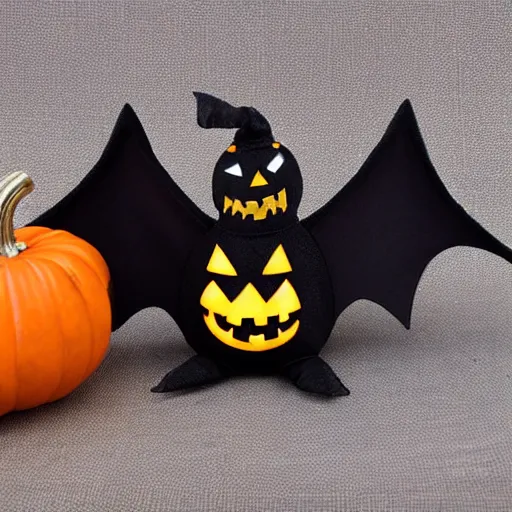 Prompt: vintage high-quality expensive Halloween bat toy