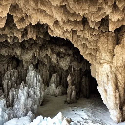 Image similar to crystal cave,