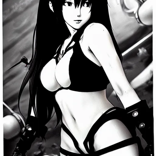 Image similar to tifa lockheart by masamune shirow