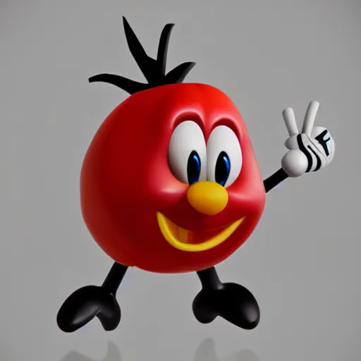 Prompt: bob the tomato in kingdom hearts, 3d render, video game, detailed