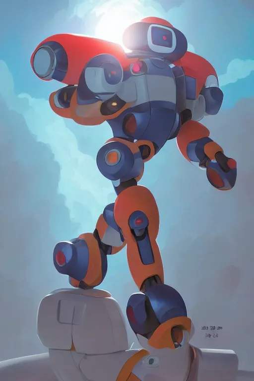 Image similar to metabots medabots medarotto medarot robot minimalist comics, behance hd by jesper ejsing, by rhads, makoto shinkai and lois van baarle, ilya kuvshinov, rossdraws global illumination ray tracing hdr radiating a glowing aura